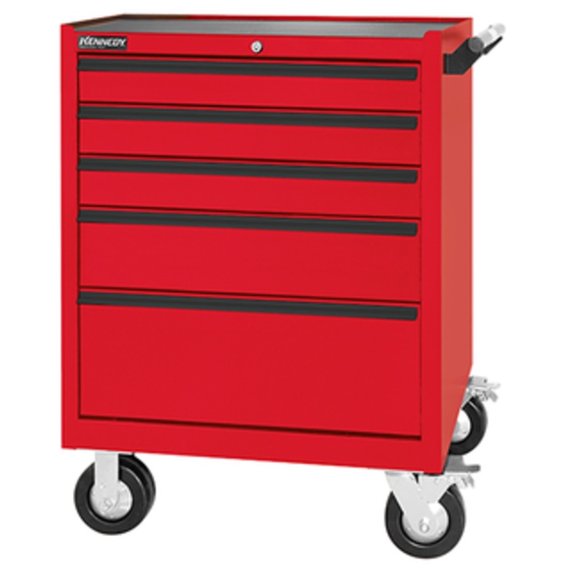 Kennedy 29 5-Drawer Maintenance Pro Roller Cabinet K2000 Series - Red - 295MPR