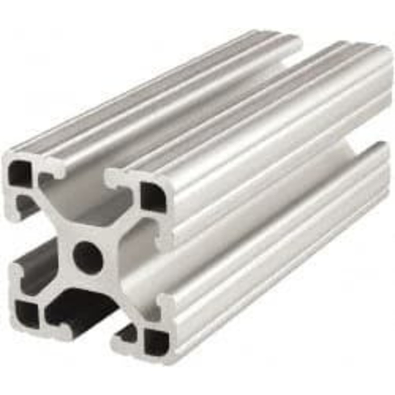 80/20 Inc. 48 Inches Long x 1-1/2 Inches Wide x 1-1/2 Inches High, T Slotted Aluminum Extrusion 0.8986 Square Inches, Clear Anodized Finish 1515-LITE-48 - 61984936