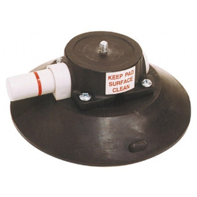 Woods Powr-Grip 70 Lb. Capacity Vacuum Mount Lifter 6 Inch Diameter Aluminum Cup and 1/4-20 x 1/4 Inch Length Stud Mount 91350 - 63661672
