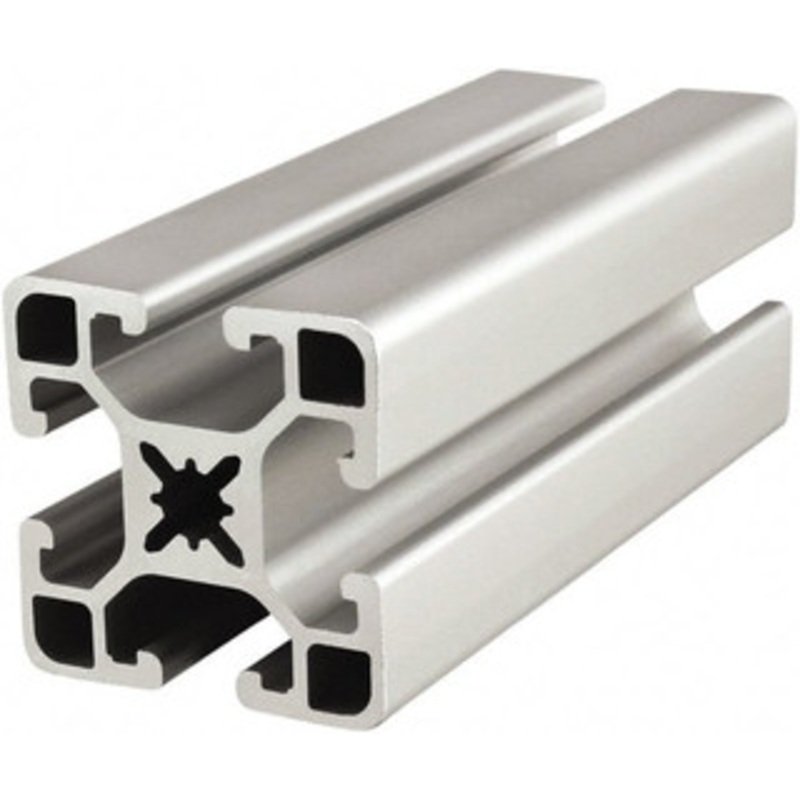 80/20 Inc. 4 Meters Long x 40 mm Wide x 40 mm Deep, T-Slotted Aluminum Extrusion Clear Anodized Finish 40-4040-UL-4M - 65915423
