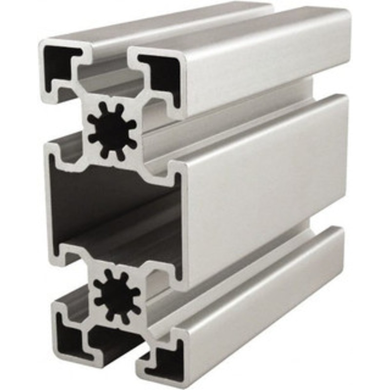 80/20 Inc. 4 Meters Long x 45 mm Wide x 90 mm Deep, T-Slotted Aluminum Extrusion Clear Anodized Finish 45-4590-4M - 65915324