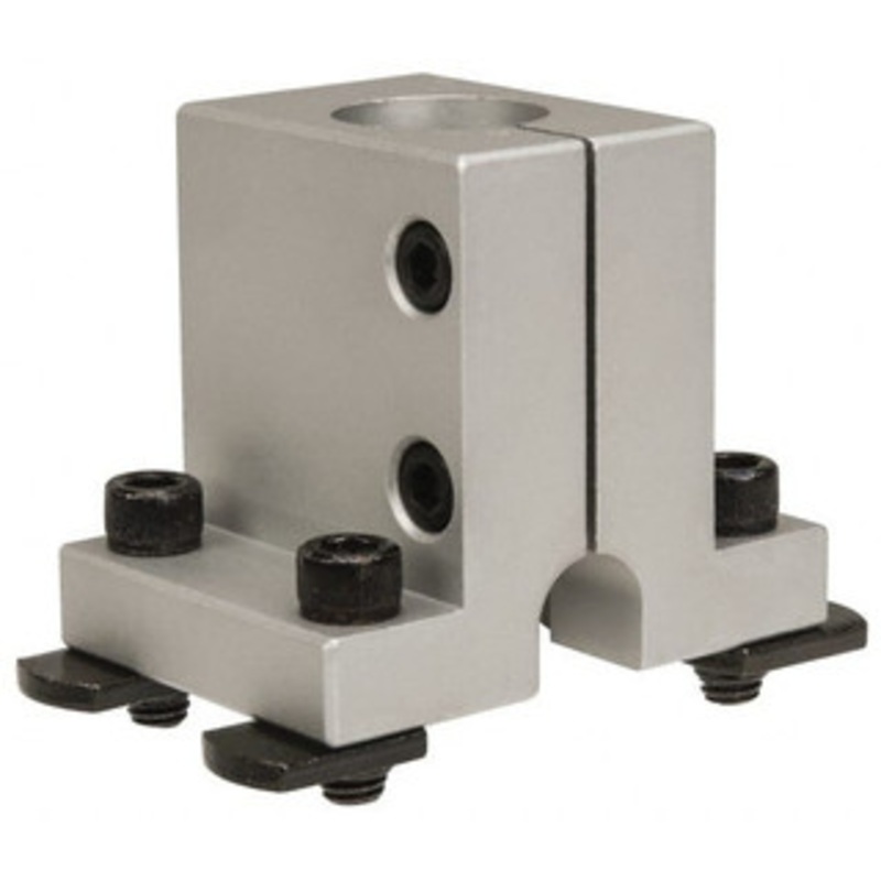 80/20 Inc. 3 Inch Wide x 2-1/2 Inch High x 2-1/8 Inch Deep Single Shaft Stanchion Base 1.004 Inch Hole x 0.328 Inch Bolt Hole Diameter 5100-HW - 76824556