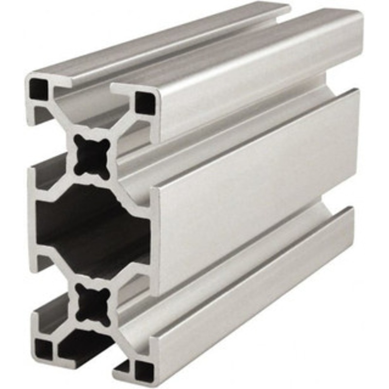 80/20 Inc. 4 Meters Long x 30 mm Wide x 60 mm Deep, T-Slotted Aluminum Extrusion Clear Anodized Finish 30-3060-4M - 66480435