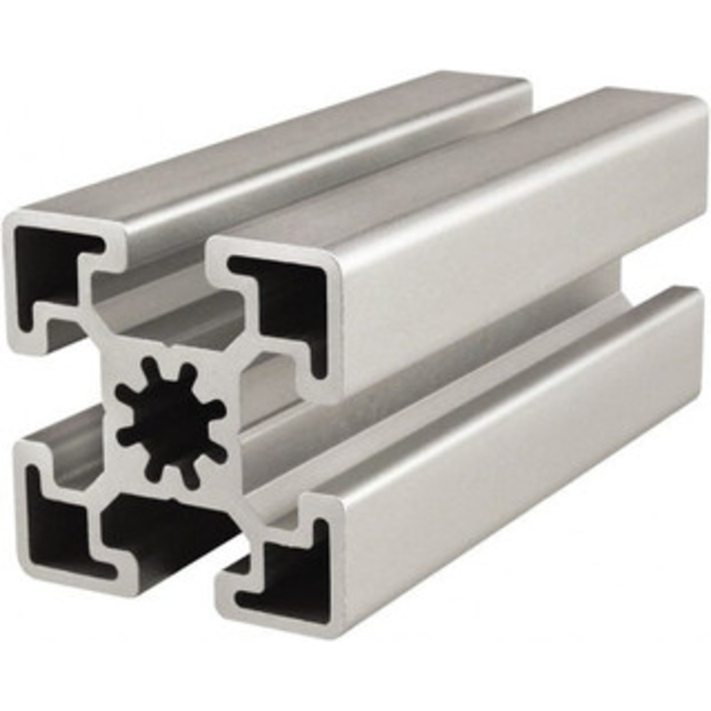 80/20 Inc. 4 Meters Long x 45 mm Wide x 45 mm Deep, T-Slotted Aluminum Extrusion Clear Anodized Finish 45-4545-4M - 65915357