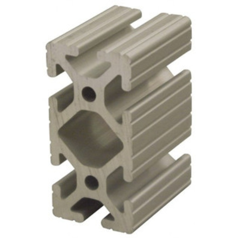 80/20 Inc. 48 Inches Long x 1-1/2 Inches Wide x 3 Inches High, T Slotted Aluminum Extrusion 2.0798 Square Inches, Clear Anodized Finish 1530-48 - 61984928