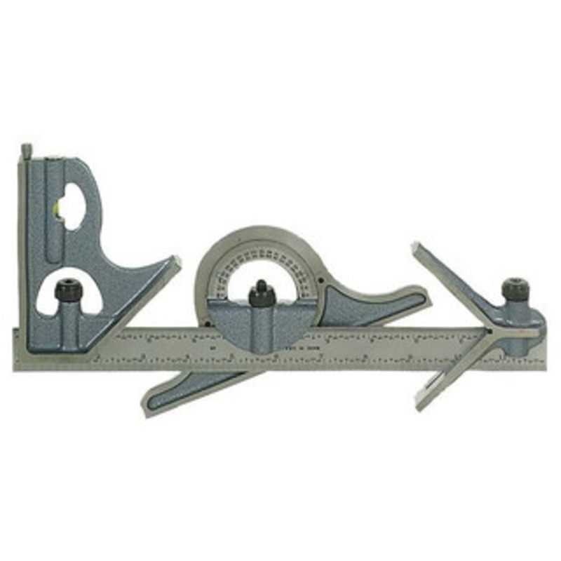 PEC 4-Piece Combination Square Set U-40, 12 Length, EM