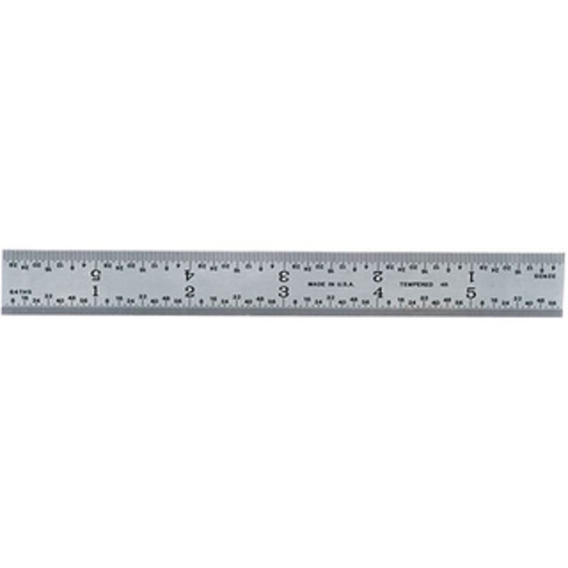 Tesa Brown & Sharpe 6 5R Graduation Rigid Steel Rule 599-314-605
