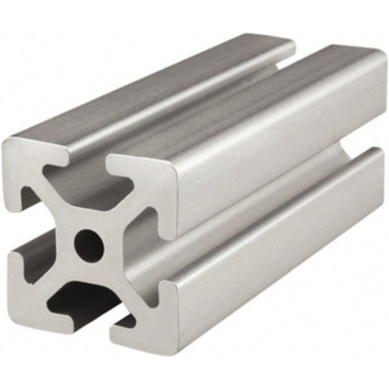 80/20 Inc. 4 Meters Long x 40 mm Wide x 40 mm Deep, T-Slotted Aluminum Extrusion Clear Anodized Finish 40-4040-4M - 65915449