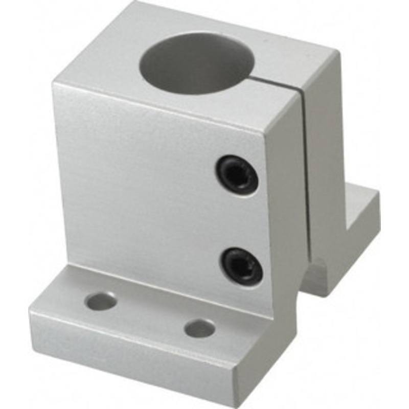 80/20 Inc. 3 Inch Wide x 2-1/2 Inch High x 2-1/8 Inch Deep Single Shaft Stanchion Base 1.004 Inch Hole x 0.257 Inch Bolt Hole Diameter 5050-HW - 76824549