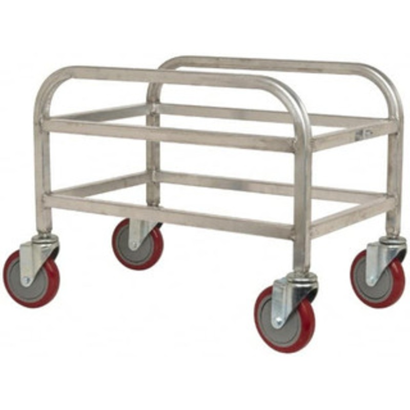 Winholt 16 Wide x 24 Long x 19 High Tote Cart Aluminum, Gray, 1 Slot, 1 Tote 104176 - 89804512