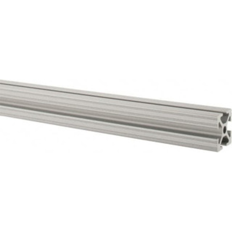 80/20 Inc. 72 Inches Long x 1 Inch Wide x 1 Inch High, T Slotted Aluminum Extrusion 0.4379 Square Inches, Clear Anodized Finish 1010-72 - 61984951