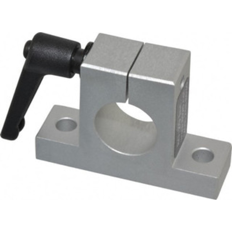 80/20 Inc. 3 Inch Wide x 2-1/8 Inch High x 7/8 Inch Deep Horizontal Quick Clamp 1.004 Inch Hole x 0.328 Inch Bolt Hole Diameter 5370-HW - 06036289