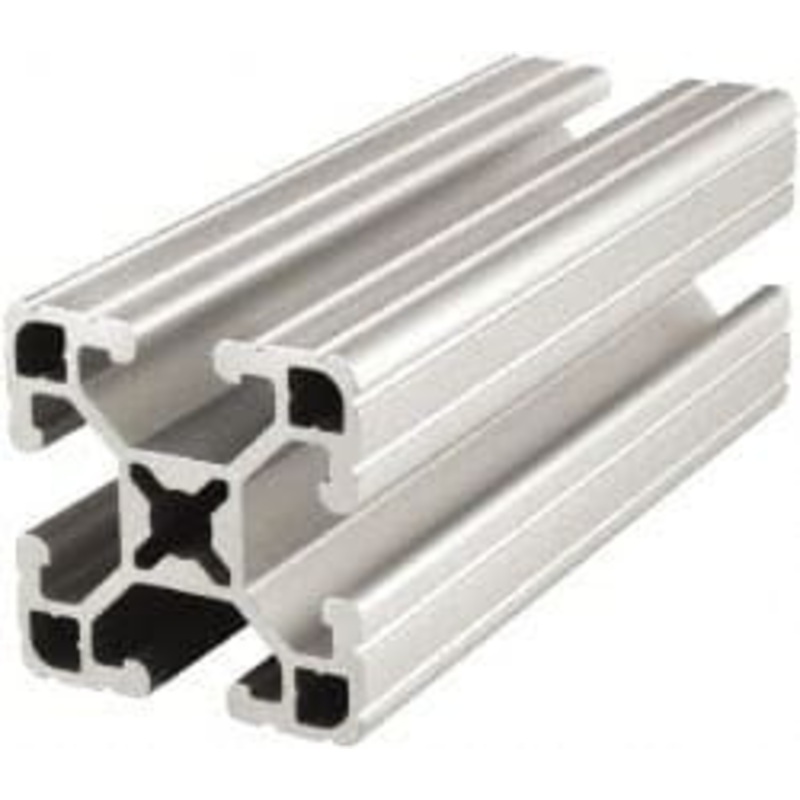 80/20 Inc. 145 Inches Long x 1-1/2 Inches Wide x 1-1/2 Inches High, T Slotted Aluminum Extrusion 0.7938 Square Inches, Clear Anodized Finish 1515-UL-145 - 61984878