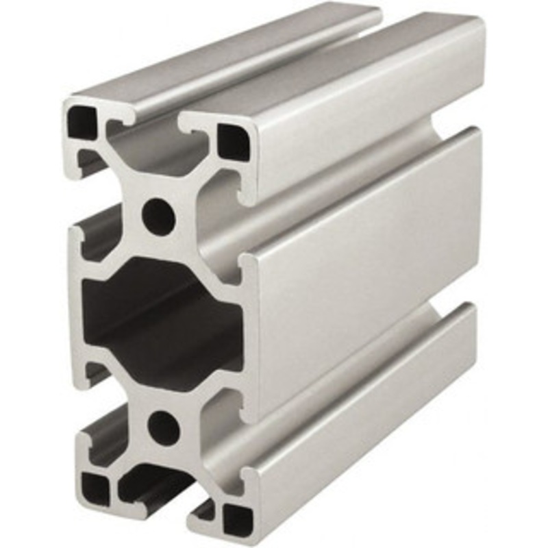 80/20 Inc. 4 Meters Long x 40 mm Wide x 80 mm Deep, T-Slotted Aluminum Extrusion Clear Anodized Finish 40-4080-LITE-4M - 59857698