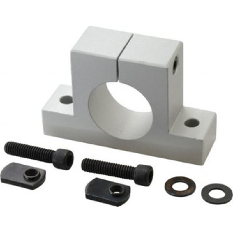 80/20 Inc. 3-7/8 Inch Wide x 2-1/2 Inch High x 1-1/8 Inch Deep Single Horizontal Base 1.505 Inch Hole x 0.328 Inch Bolt Hole Diameter 5880-HW - 06036313