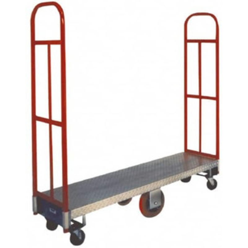 Winholt 1,850 Lb Capacity Steel Warehouse Truck 60 Long x 16 Wide x 61 High, 8 & 4 Diam Casters 100271 - 63271282