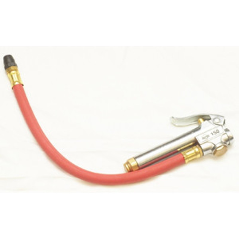12 Tire Filler Straight-on Tapered Chuck Inflator Gauge - AF150D